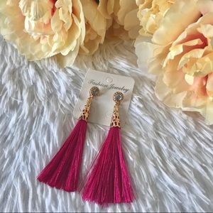 Tassel and Sparkle earrings